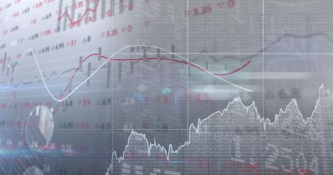Abstract Financial Data Analysis Background with Graphs - Download Free Stock Images Pikwizard.com