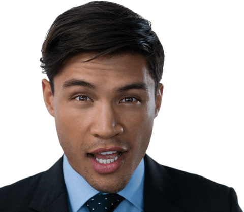 close up expression of confident businessman in suit transparent background - Download Free Stock Videos Pikwizard.com