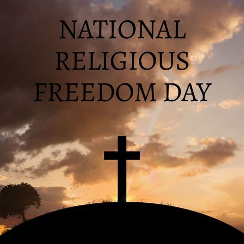 cross silhouette at sunset celebrating spiritual freedom - Download Free Stock Templates Pikwizard.com