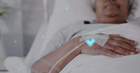 Technology in Healthcare with Patient and Digital Data Overlay