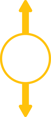 vector yellow arrow with circle on transparent background - Download Free Stock Videos Pikwizard.com