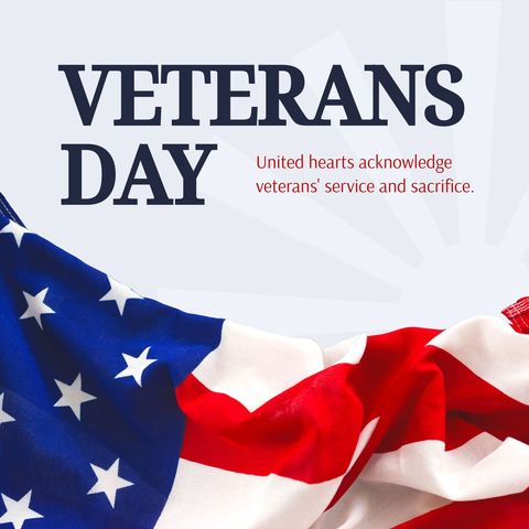 veterans day tribute with american flag design - Download Free Stock Templates Pikwizard.com