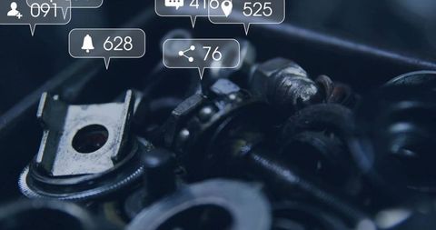 Machinery and social media technology fusion