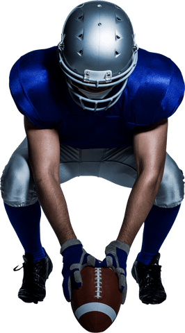 transparent american football player in action pose on field - Download Free Stock Videos Pikwizard.com