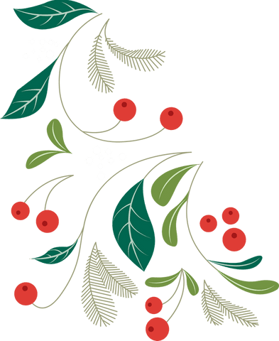 botanical illustration of leaves and berries on transparent background - Download Free Stock Videos Pikwizard.com