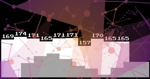 dynamic digital fintech illustration with data points and connection lines - Download Free Stock Images Pikwizard.com