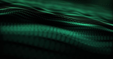 Abstract Green Digital Wave Pattern - Download Free Stock Images Pikwizard.com
