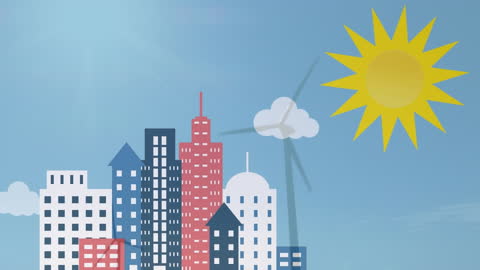 Digital Animation of Floating Hearts with Networking Concept