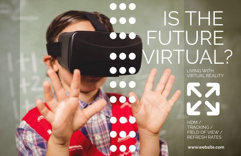 child engaging with vr headset, envisioning an innovative future - Download Free Stock Templates Pikwizard.com