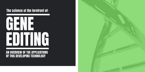 science of gene editing technology graphic design template - Download Free Stock Templates Pikwizard.com