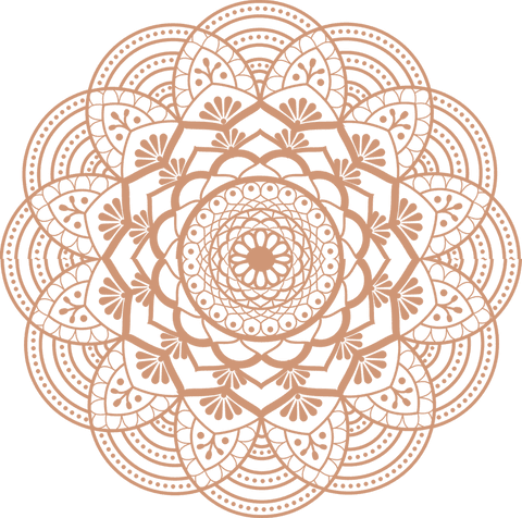 intricate gold mandala art on transparent background - Download Free Stock Videos Pikwizard.com