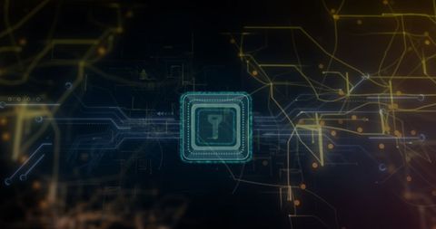 Futuristic Digital Interface with Glowing Circuit Board Concept - Download Free Stock Images Pikwizard.com