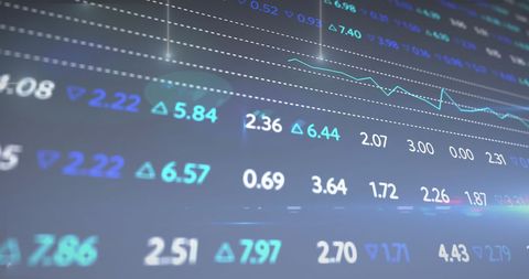 Dynamic Data Visualization of Global Business Trends - Download Free Stock Images Pikwizard.com