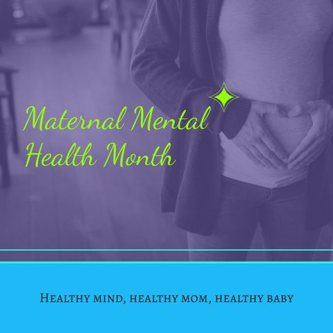 Celebrating Maternal Mental Health Month for Healthy Mothers - Download Free Stock Templates Pikwizard.com