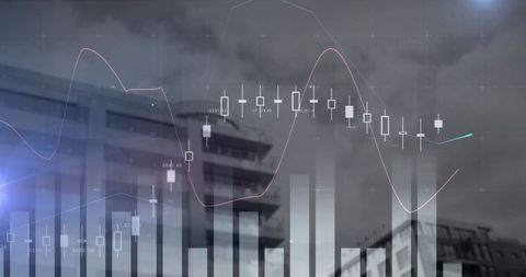 digital financial data analytics over modern cityscape background - Download Free Stock Images Pikwizard.com