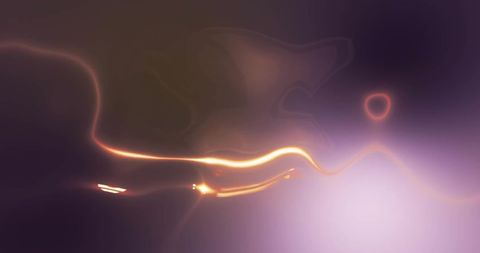 Abstract Flowing Lines with Neon Lighting - Download Free Stock Images Pikwizard.com