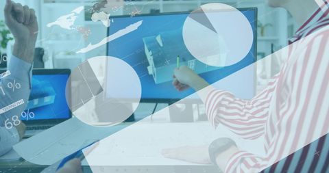 digital financial data analysis with diverse business team - Download Free Stock Images Pikwizard.com