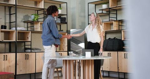 Diverse professionals engaging in business meeting discourse