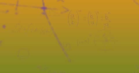 Conceptual Mathematical Equations in Colorful Abstract Background