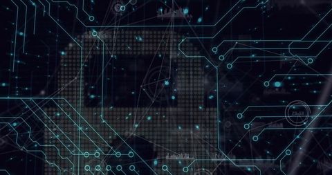 Digital Cybersecurity Concept with Padlock Over Circuit Board - Download Free Stock Images Pikwizard.com
