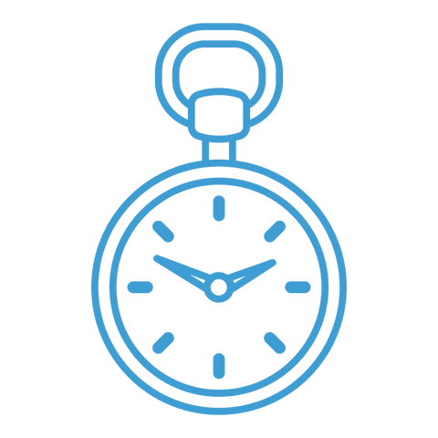 blue outlined watch icon on transparent background, minimalist design - Download Free Stock Videos Pikwizard.com