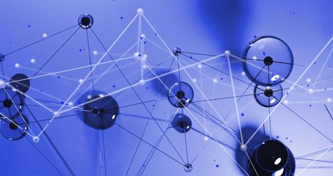 Abstract Network Connections Technology Background - Download Free Stock Images Pikwizard.com