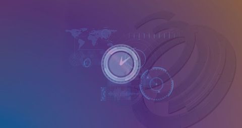 Futuristic Global Business Interface Concept - Download Free Stock Images Pikwizard.com