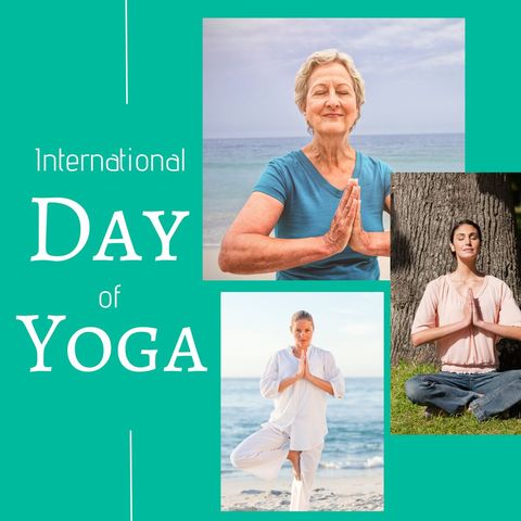Celebrating international day of yoga with devoted practice