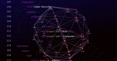 Futuristic Digital Interface with Moving Data Lines - Download Free Stock Images Pikwizard.com