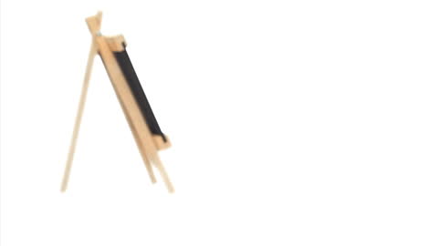 Chalkboard with Back to School Text on Clear Background