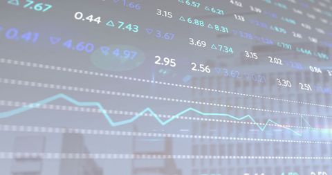 Financial Data and Stock Market Trend Over Cityscape - Download Free Stock Images Pikwizard.com