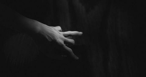 Mysterious Hand Reaching Through Darkness - Download Free Stock Images Pikwizard.com