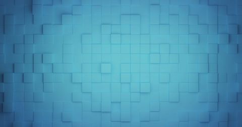 Abstract Blue Tile Background with Geometric Patterns