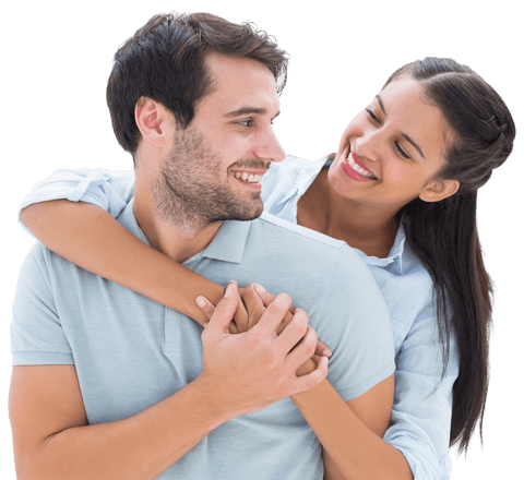 Happy Couple Smiling Transparent Background Embracing Joyful Moments - Download Free Stock Videos Pikwizard.com