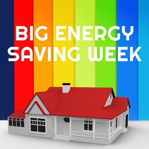 3d house illustration for big energy saving week promotion - Download Free Stock Templates Pikwizard.com