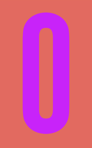 bold magenta zero on transparent background - Download Free Stock Videos Pikwizard.com