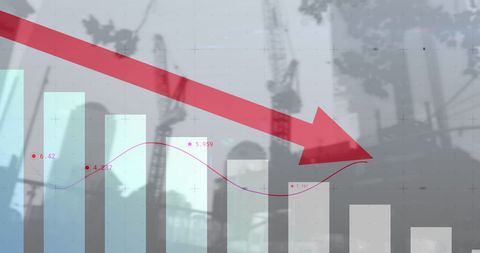 Declining Financial Trends Affecting Construction Industry - Download Free Stock Images Pikwizard.com