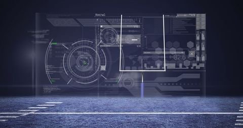 Digital Interface on Racing Track Featuring Data Analytics - Download Free Stock Images Pikwizard.com