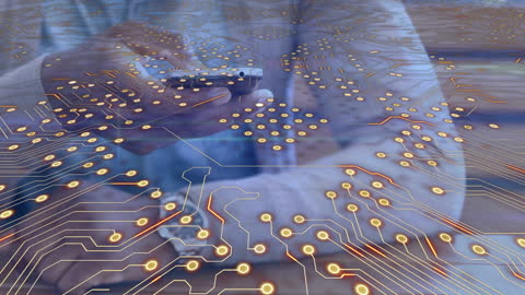 Blending Modern Technology with Circuit Board Overlay