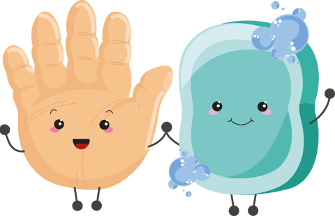 smiling hand and soap duo on transparent background - Download Free Stock Videos Pikwizard.com