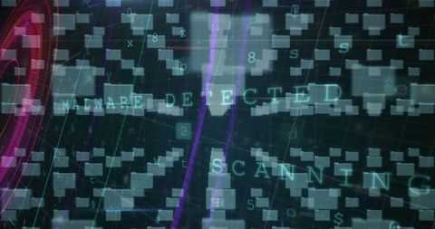 Malware Detected During Digital Data Scanning Process - Download Free Stock Images Pikwizard.com