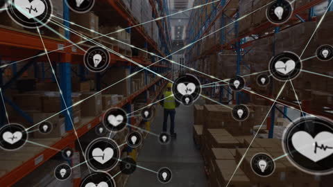 Digital Connections in Modern Warehouse