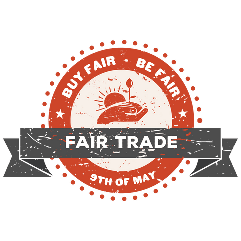 Illustrative fair trade concept with transparent background