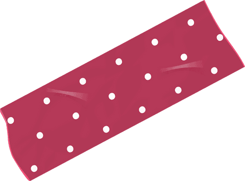 rose red polka dot fabric swatch with transparent background - Download Free Stock Videos Pikwizard.com