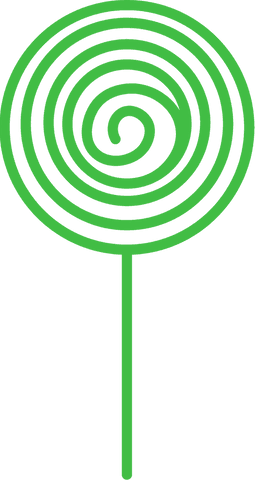 green twisted lollipop on transparent background vector - Download Free Stock Videos Pikwizard.com