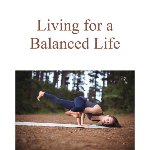 woman practicing yoga for balanced life in forest setting - Download Free Stock Templates Pikwizard.com