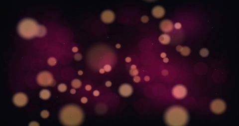 Bokeh light spots on dark background