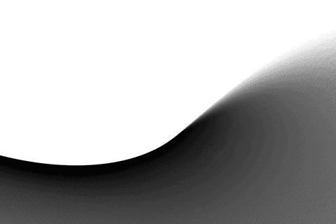 Abstract Black Geometric Shape Transparent Background