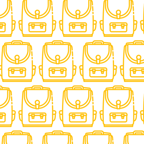 Repeating Backpack Pattern on Transparent Background for Education Designs - Download Free Stock Videos Pikwizard.com