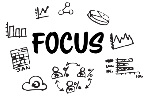 Focus Text with Diverse Line Sketches on Transparent Background - Download Free Stock Videos Pikwizard.com